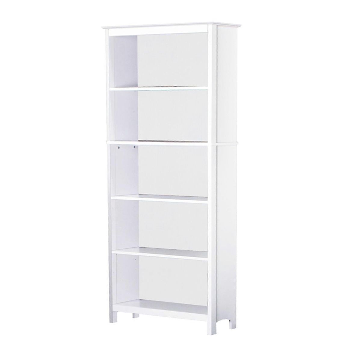MSA MUEBLES SANTA ANA - Librero Repisero Gray OAK White Line