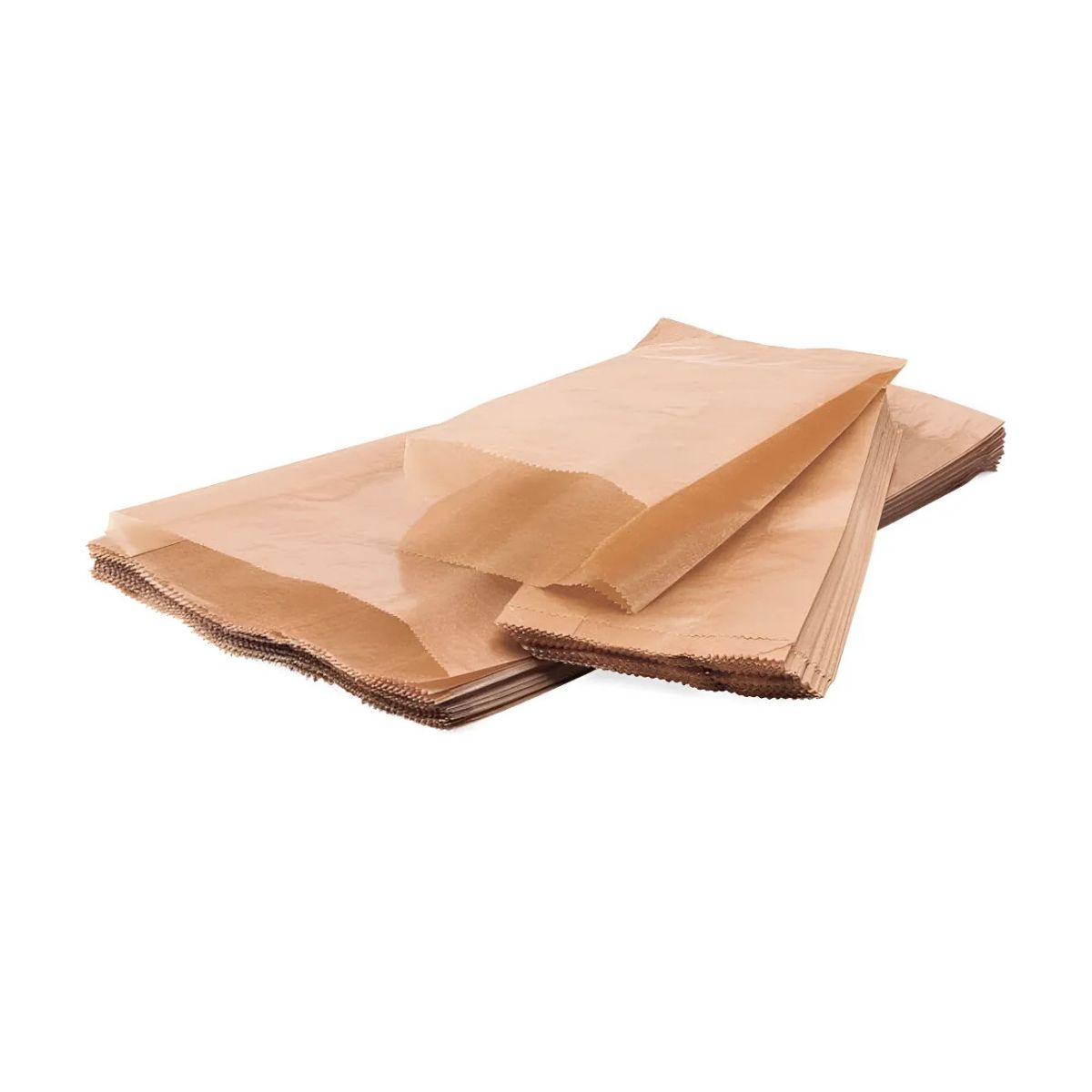 GENERICO - Bolsas De Papel Kraft Saco 2kg Pack 100 Und 30x15cm