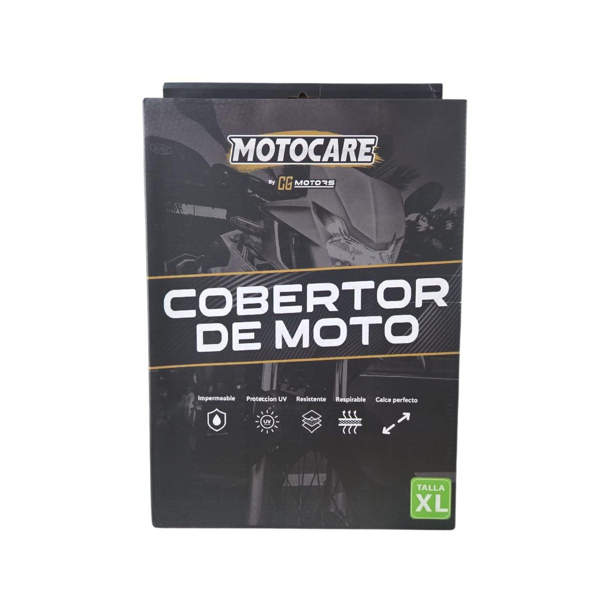 GENERICO - Carpa Moto Impermeable y Filtros UV - Talla XXL Motocare