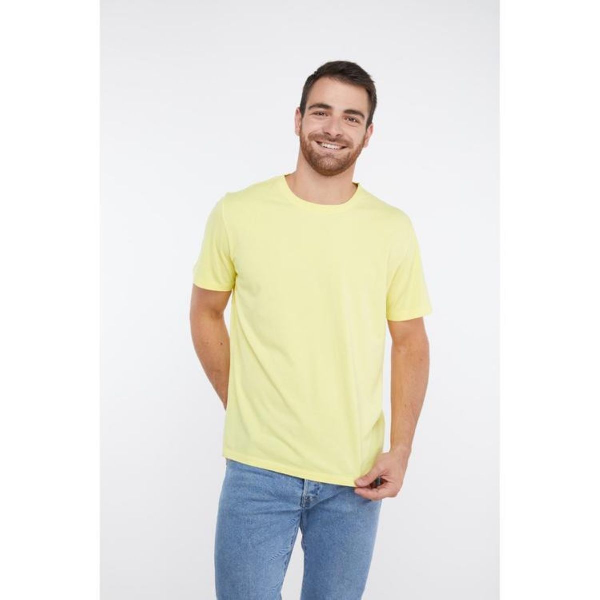 PANAMA JACK - Polera Hombre Casual Amarillo Panama Jack