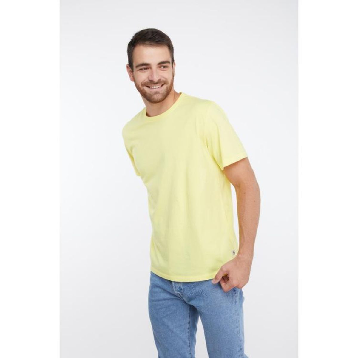 PANAMA JACK - Polera Hombre Casual Amarillo Panama Jack