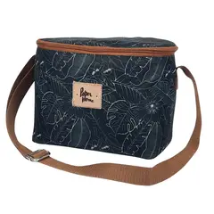 PAPER HOME - Lonchera térmica botánico negro sustentable