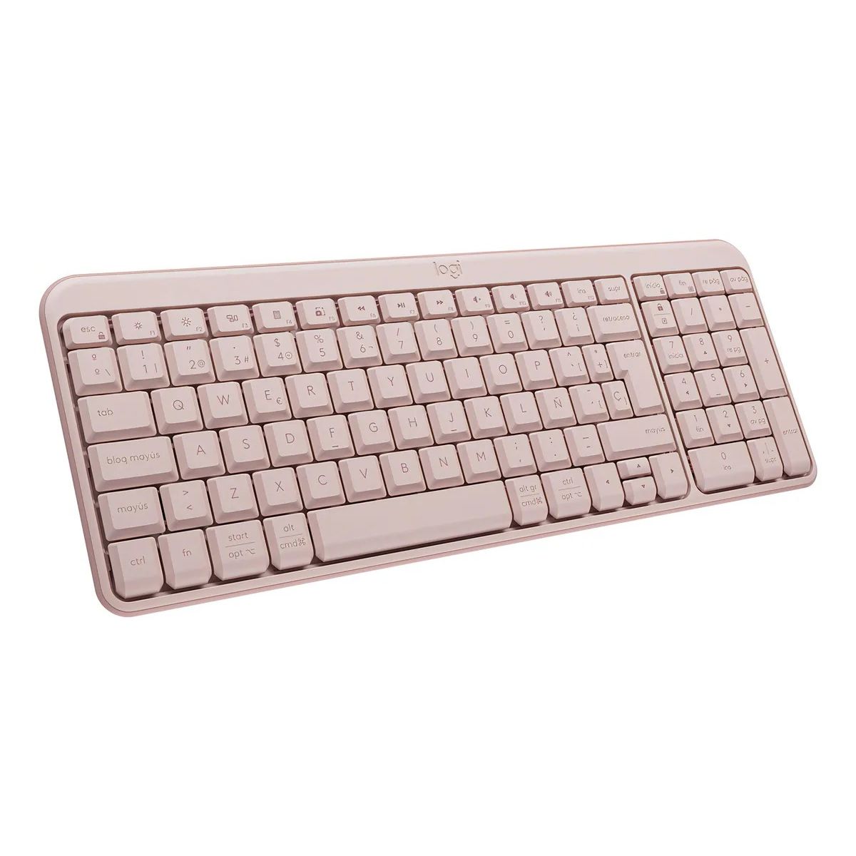 LOGITECH - Teclado Inalámbrico Bluetooth Logitech K250 Rosado