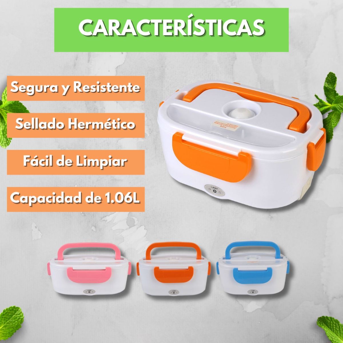 MOVI - Lonchera Eléctrica Portátil- Calienta tus Comidas en cualquier Lugar