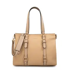AMPHORA - Cartera Porta Notebook allis beige