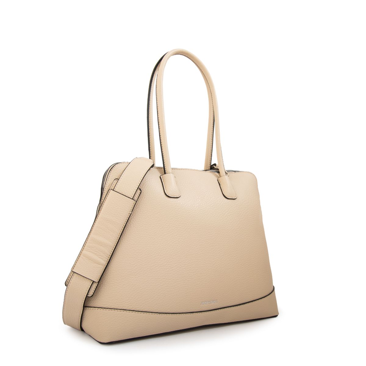 AMPHORA - Cartera tote porta notebook gloria beige