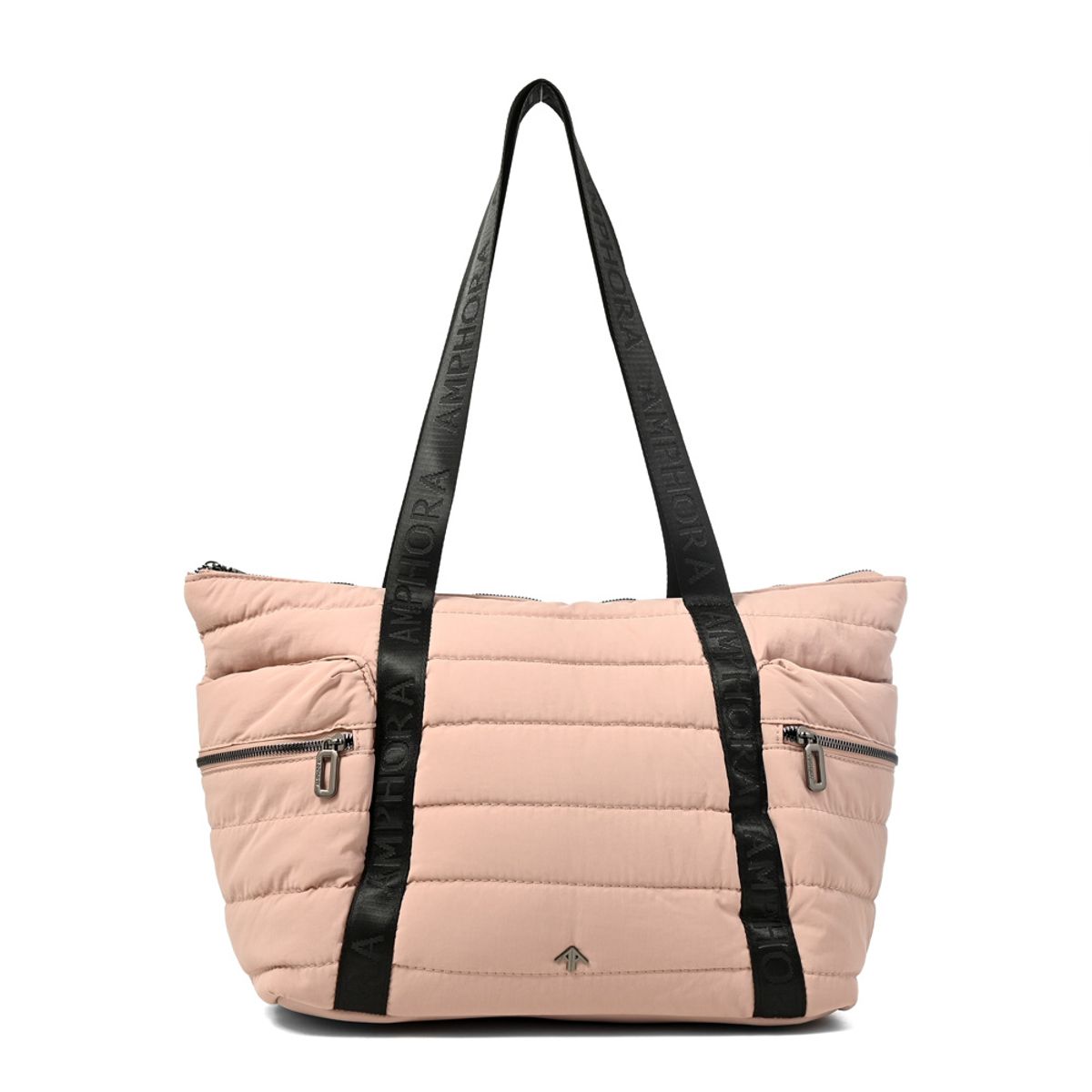 AMPHORA - Cartera tote simona grande rosa viejo