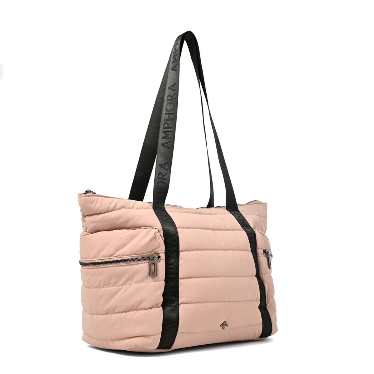 AMPHORA - Cartera tote simona grande rosa viejo