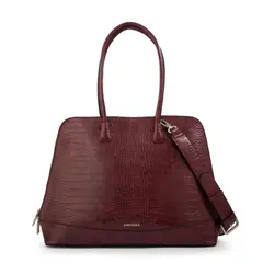 AMPHORA - Cartera tote porta notebook gloria burdeo