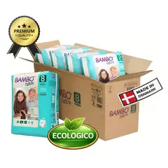 BAMBO NATURE - Pañal Eco Friendly 8 Talla 4xl - Pants - 16unid
