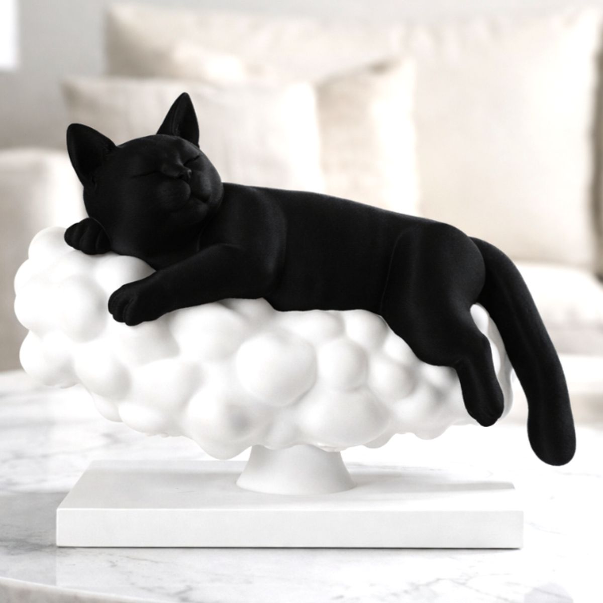 GENERICO - Escultura- Gato Nube de Sueño