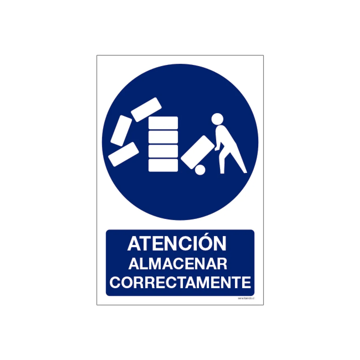 MAU PRINT - Atención Almacenar Correctamente 20x30