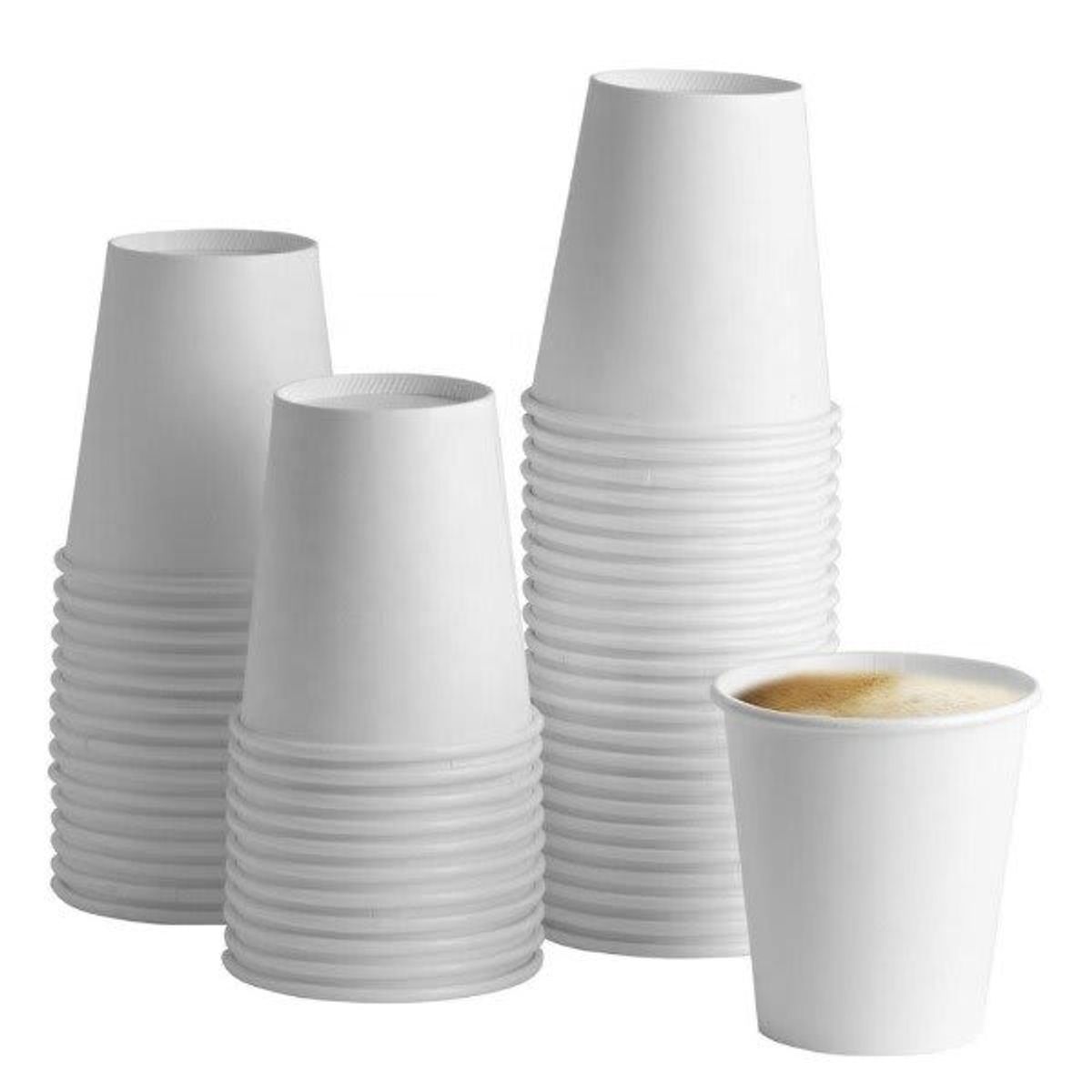 GENERICO - Vasos de Polipapel Desechables para Café 8 oz Pack x50 Unidades