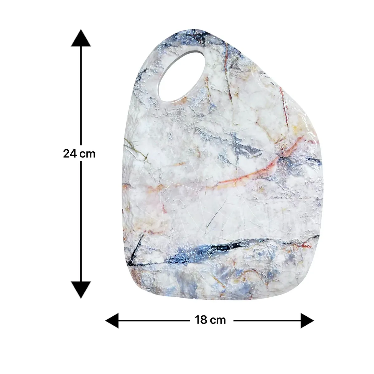OEM - Tabla Para Picar De Ceramica Modelo Marmol Con Asa