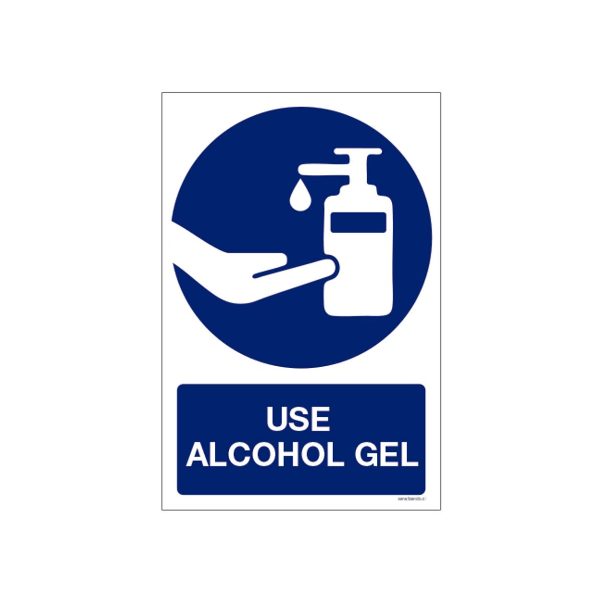 MAU PRINT - Usar Alcohol Gel 20x30
