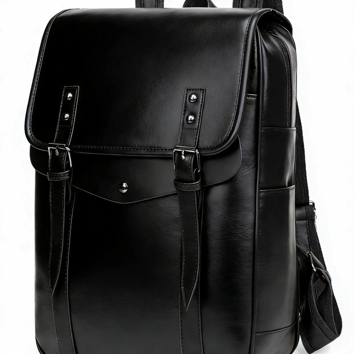 MOMO - Mochila Clásica Urbana 24l Eco Cuero Hombre Fashion Design 8520