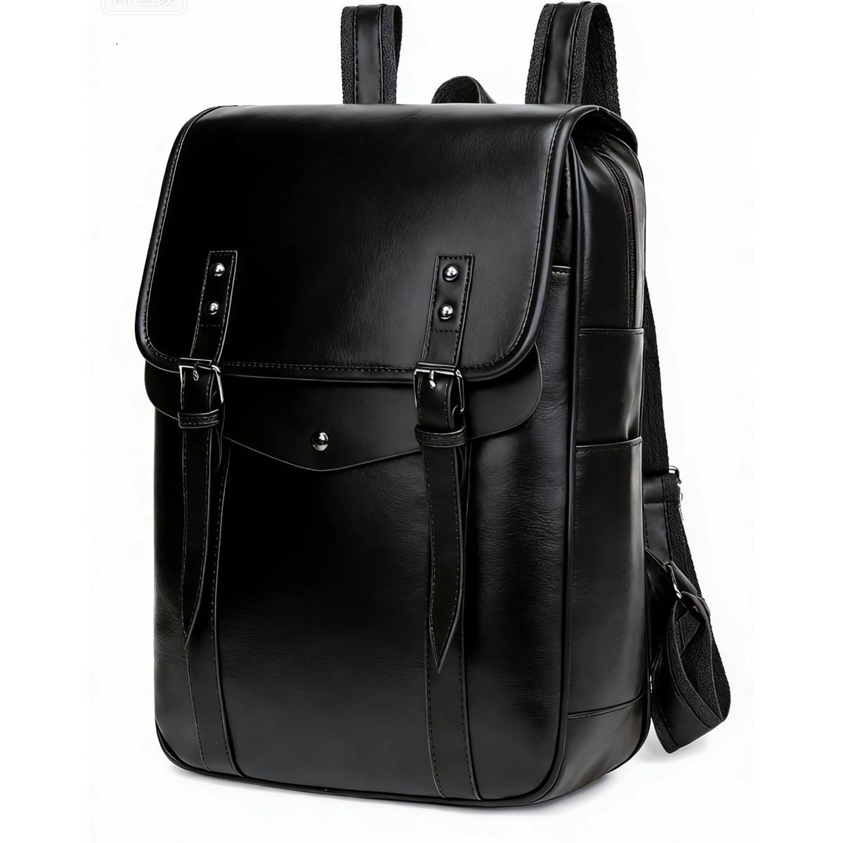 MOMO - Mochila Clásica Urbana 24l Eco Cuero Hombre Fashion Design 8520