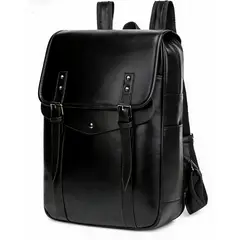 MOMO - Mochila Clásica Urbana 24l Eco Cuero Hombre Fashion Design 8520