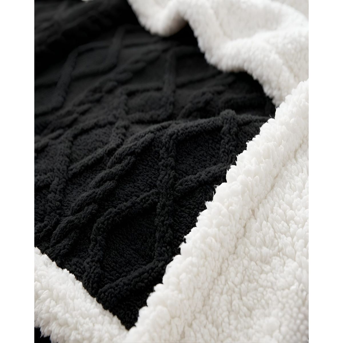 GENERICO - Elegante Frazada Manta Polar Sherpa Térmica Plaza y media