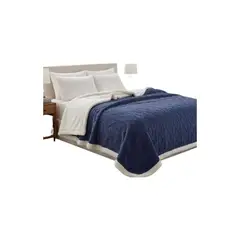 GENERICO - Elegante Frazada Manta Polar Sherpa Térmica King