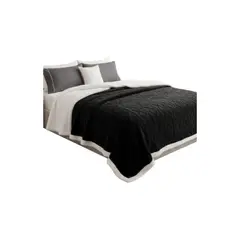 GENERICO - Elegante Frazada Manta Polar Sherpa Térmica King