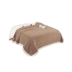 GENERICO - Elegante Frazada Manta Polar Sherpa Térmica 2 plaza