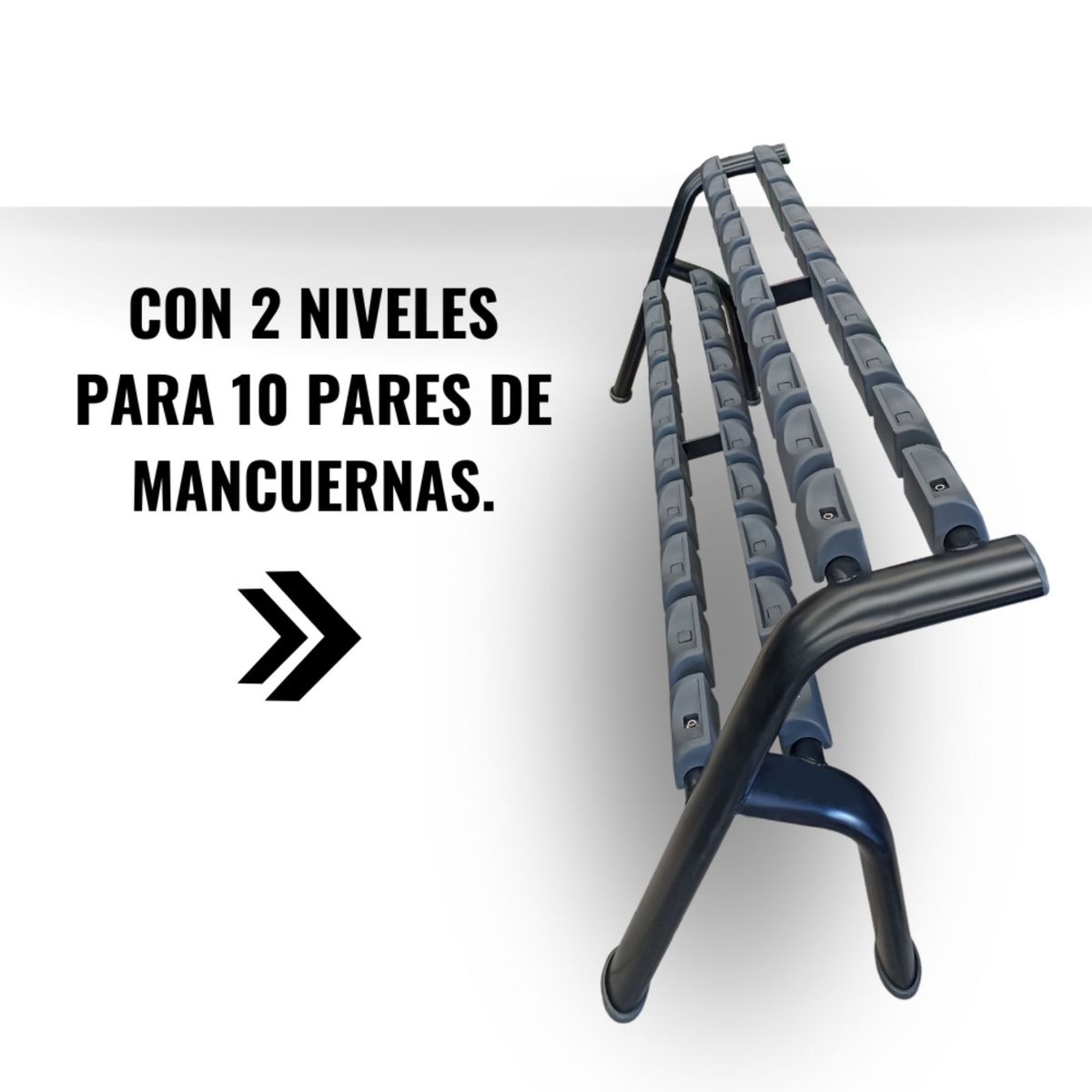 GENERICO - Rack Mancuernas 2 Niveles 2033