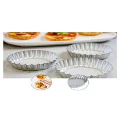 PASTELERIUSCL - Pack 12 Moldes De Tartaleta Molde Tarta Individual Fija 10,5 molde tartaleta insumo reposteria