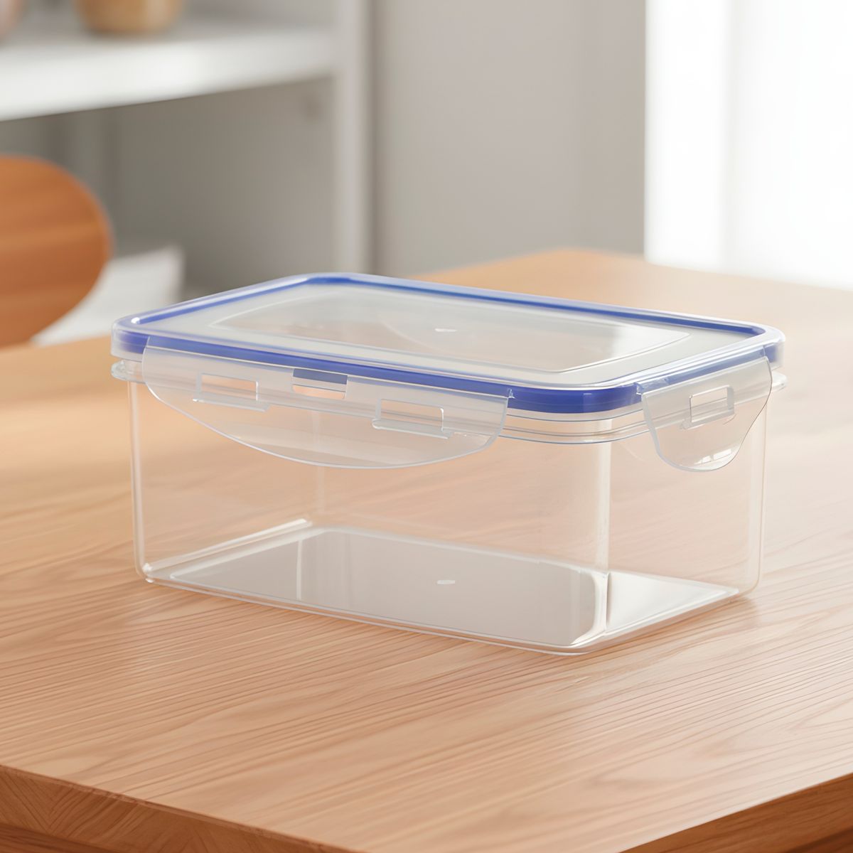 GENERICO - 3 Taper Contenedor Hermético Plástico 1000ml Comida Almuerzo