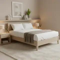 O&H ORIGINAL HOME - Juego de sábanas 180 hilos Blanco 2 Plazas