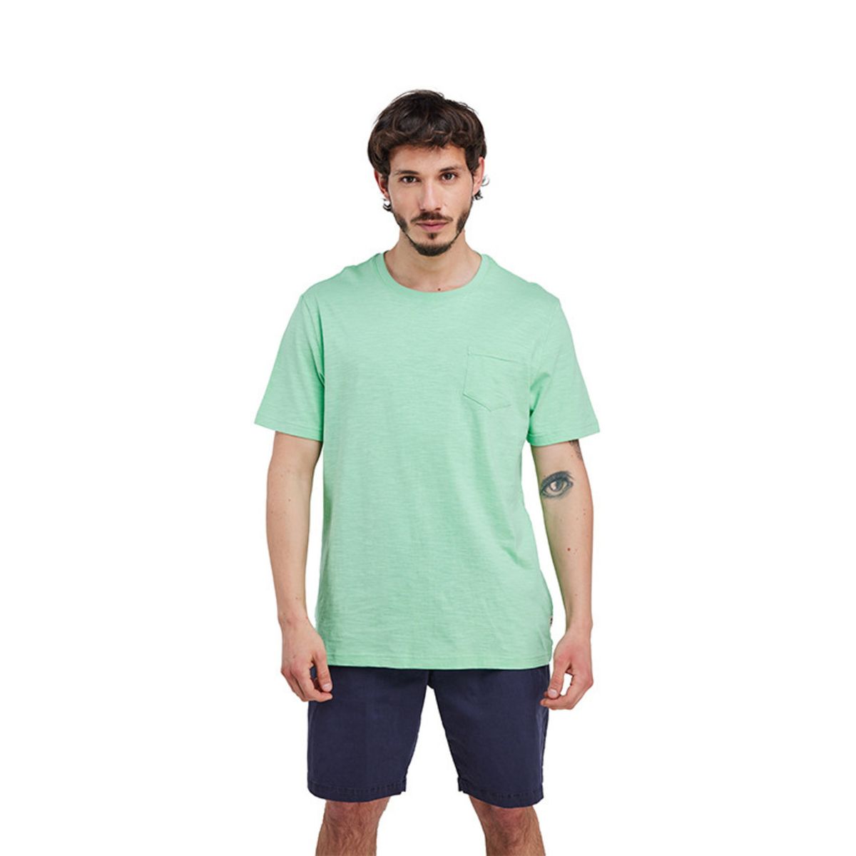 PANAMA JACK - Polera Hombre Casual Verde claro Panama Jack