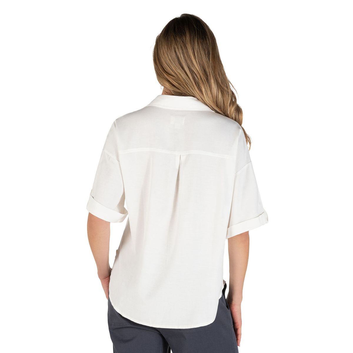 PANAMA JACK - Camisa Mujer Casual Blanco Panama Jack