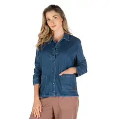 PANAMA JACK - Chaqueta Mujer Mezclilla Liviana Casual