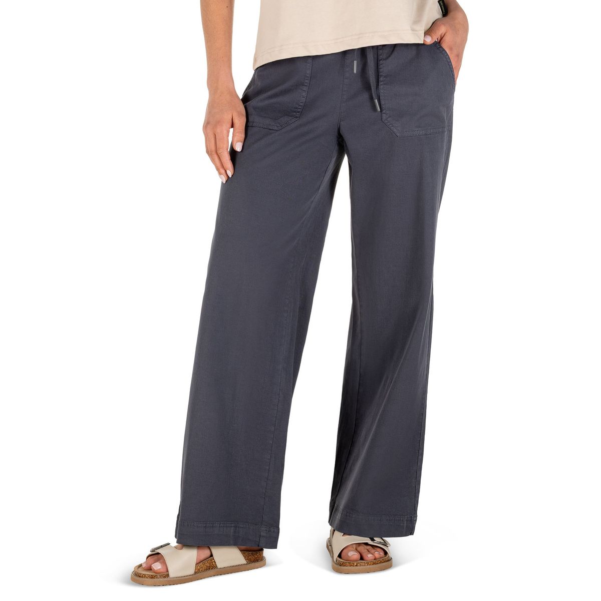 PANAMA JACK - Pantalón Mujer Palazzo Azul Panama Jack