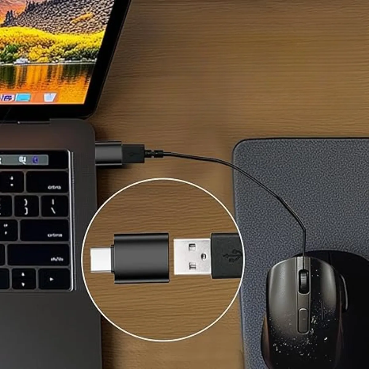 GENERICO - Adaptador USB Macho A Tipo C Hembra 3.0 OTG