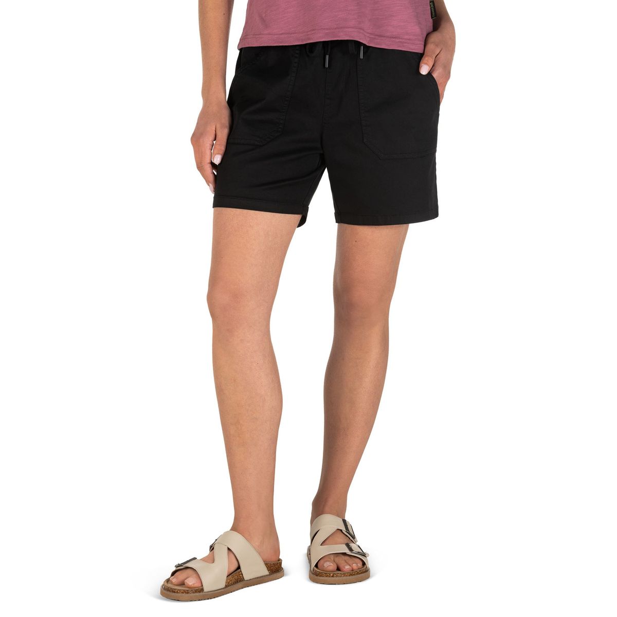 PANAMA JACK - Short Mujer Tencel  Negro Panama Jack
