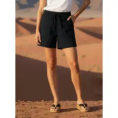 PANAMA JACK - Short Mujer Tencel Negro