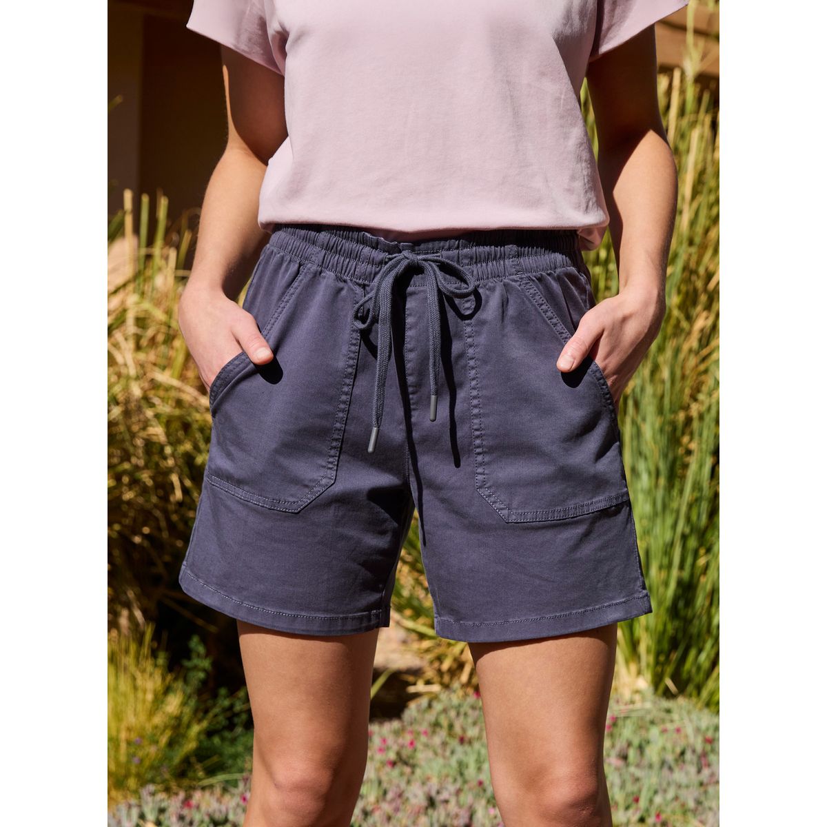 PANAMA JACK - Short Mujer Tencel Azul Panama Jack