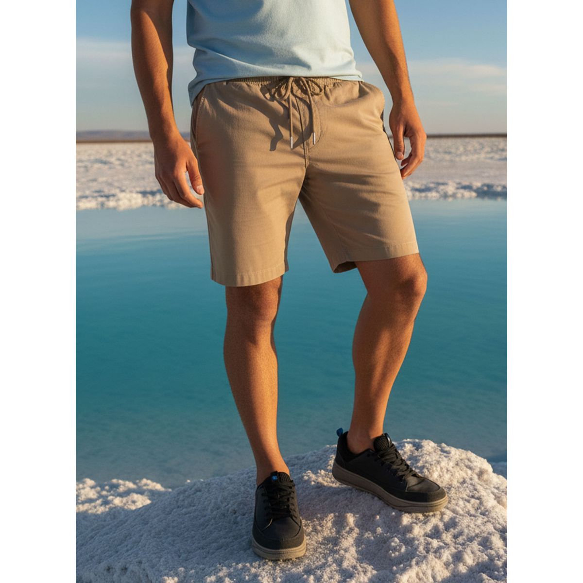 PANAMA JACK - Short Hombre Casual Beige Panama Jack