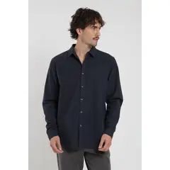 FROENS - Camisa manga larga Basic azul