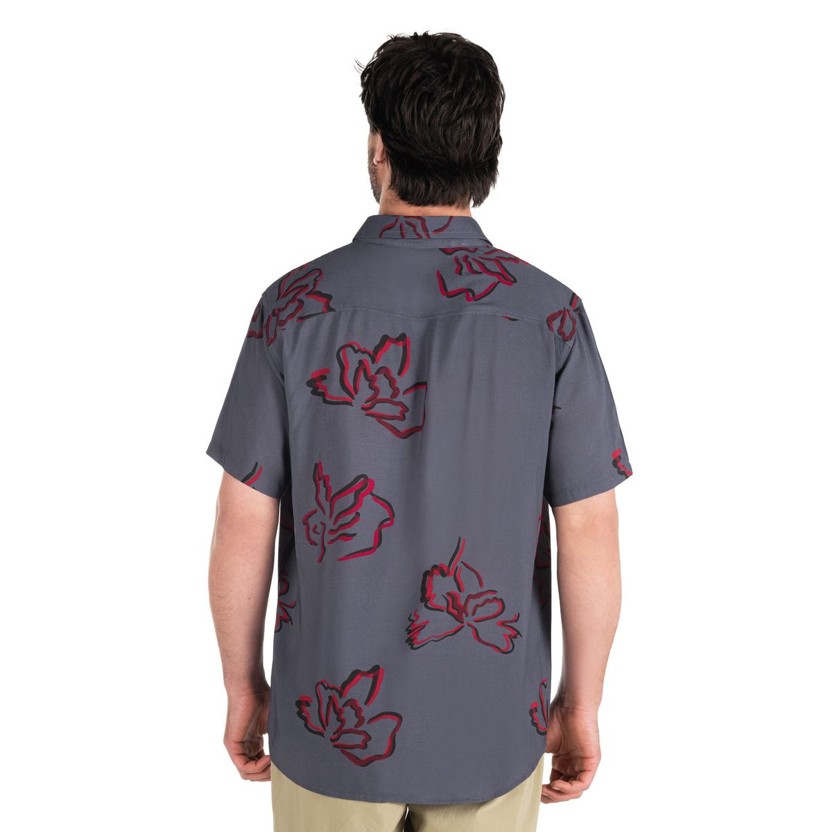 PANAMA JACK - Guayabera Hombre Casual Gris Panama Jack