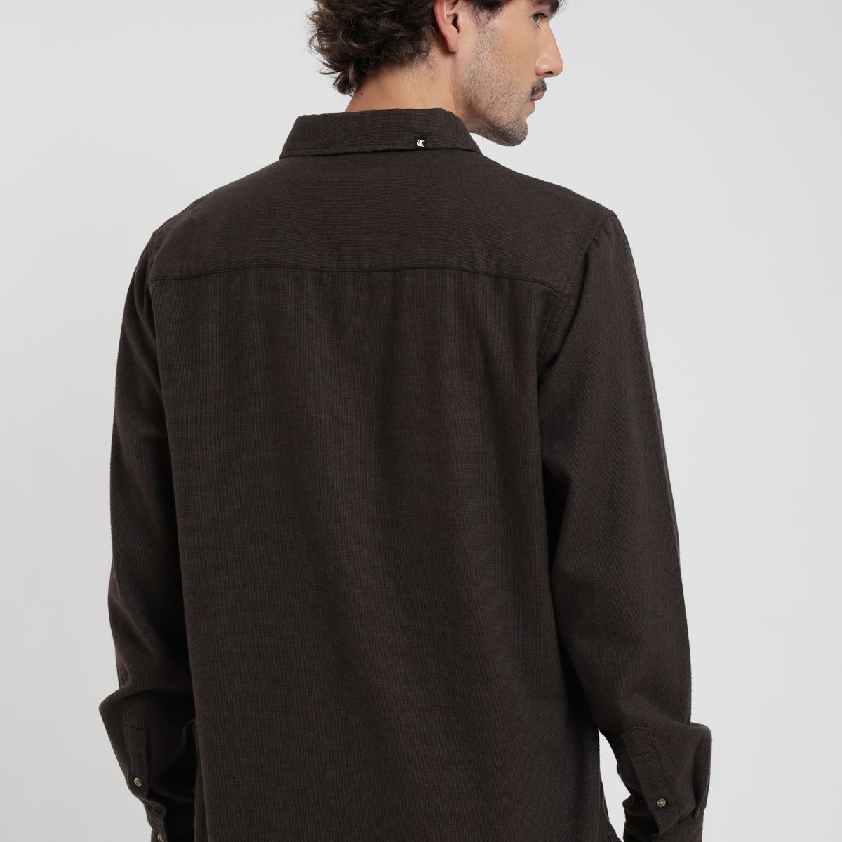 FROENS - Camisa manga larga Flannel café Froens