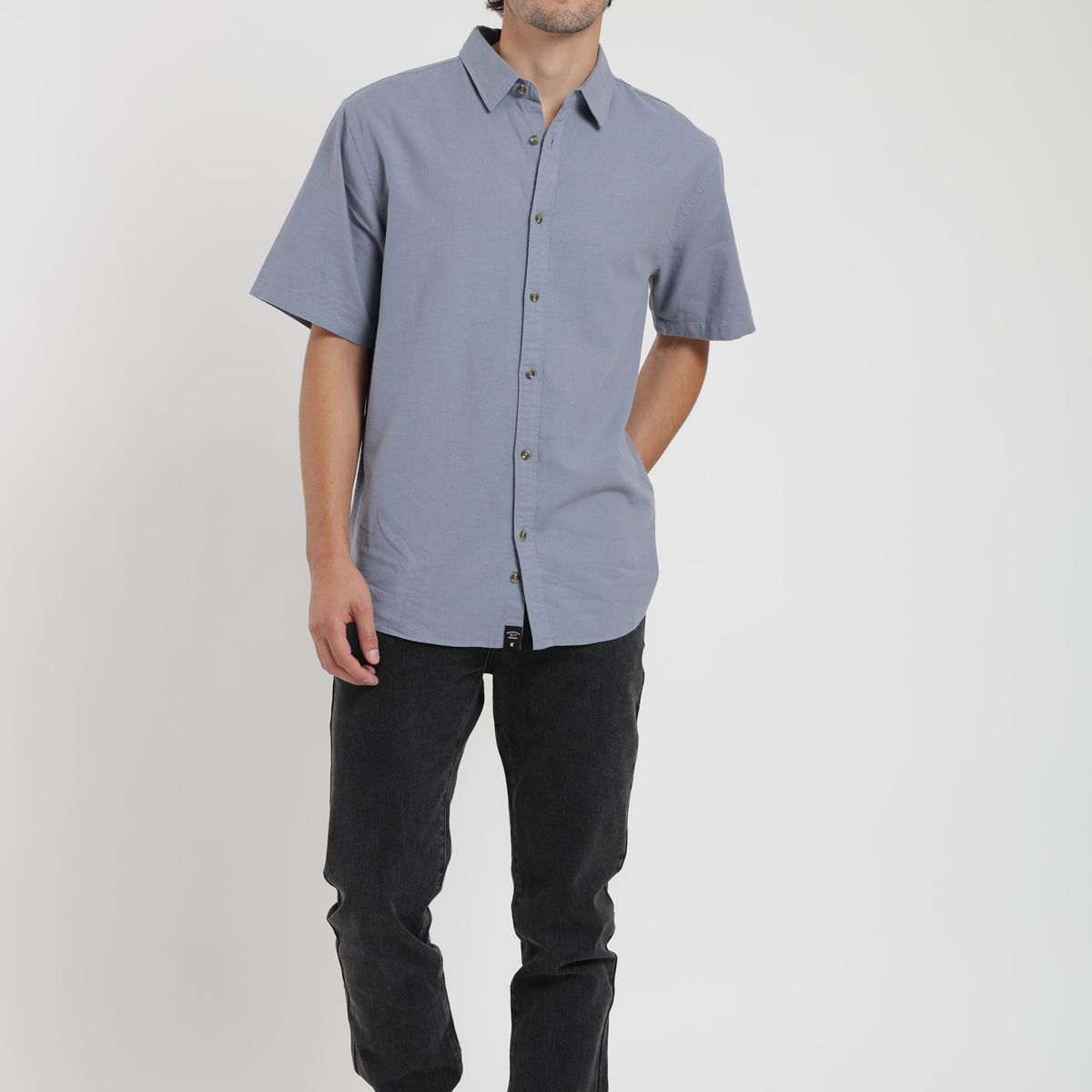 FROENS - Camisa manga corta Classic celeste Froens