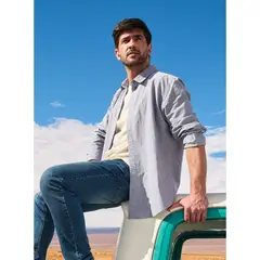 PANAMA JACK - Camisa Hombre Casual Gris
