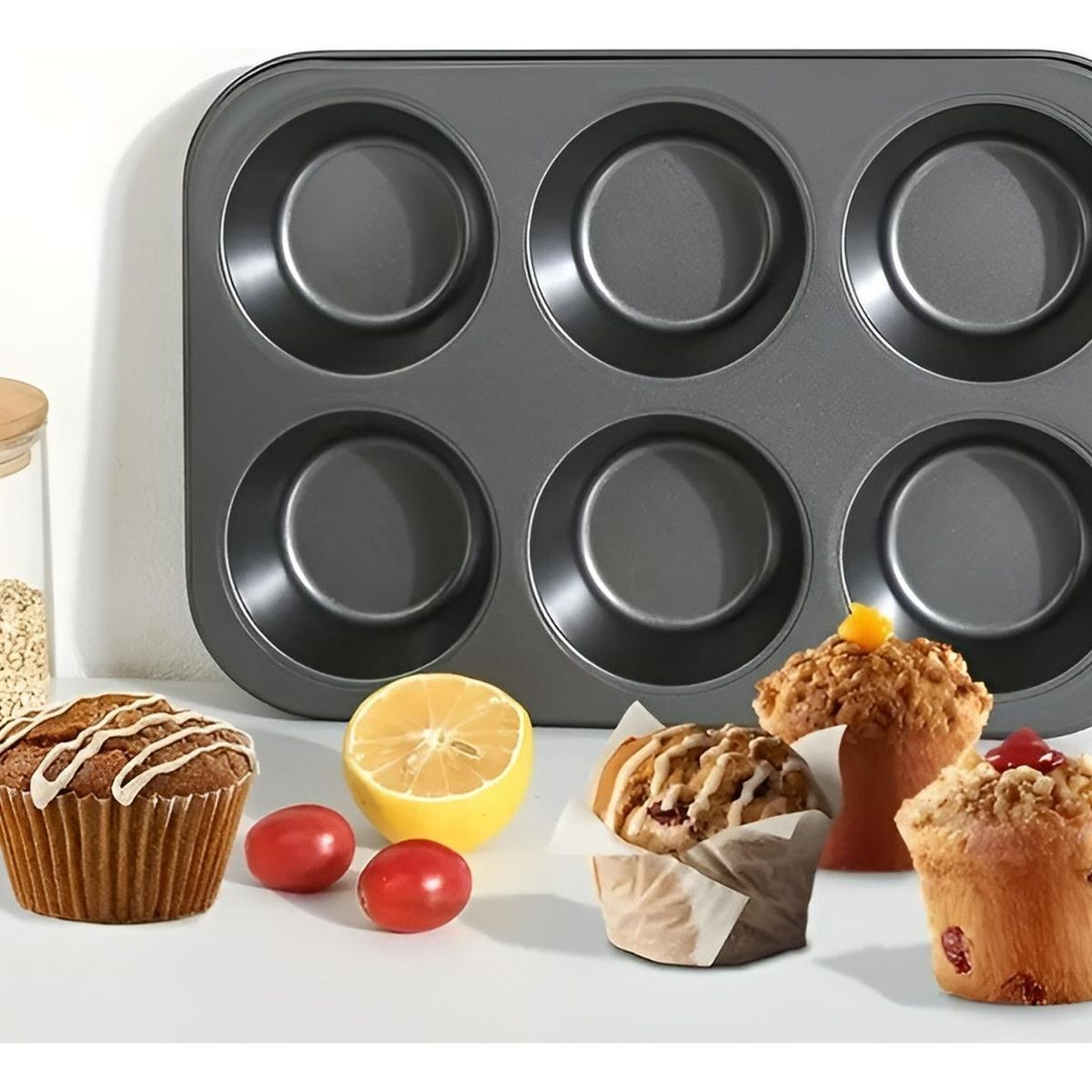 PASTELERIUSCL - Molde 6 Cupcakes Molde Cupcake Molde Muffins Reposteria