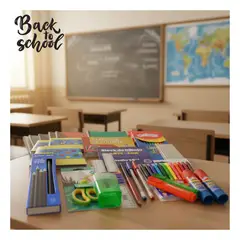 EKOL TACTICA MILITAR - Pack 75 Útiles Escolares Combo Escolar Secundario Lista