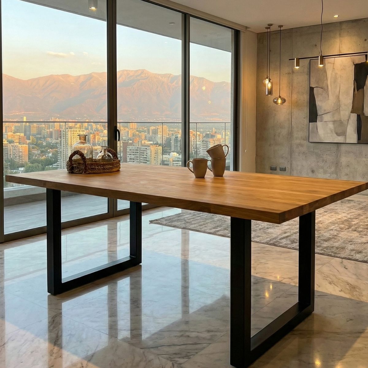 GENERICO - MESA DE COMEDOR CORCHETE LENGA