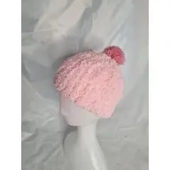 EL ESPACIO DE TOMMY - Gorro infantil rosado pompon