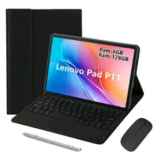 LENOVO - Tablet Pad 11 2025 6GB+128GB 11'' WiFi Gris+Mouse+Teclado Teclado Negro+Lápiz táctil