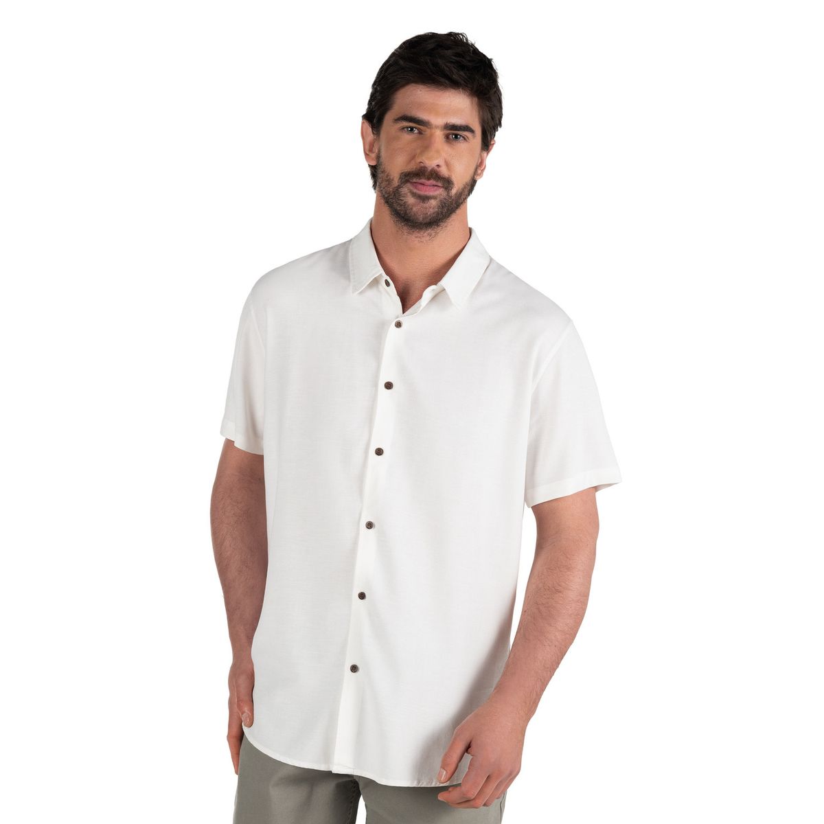 PANAMA JACK - Camisa Hombre Casual Blanco Panama Jack
